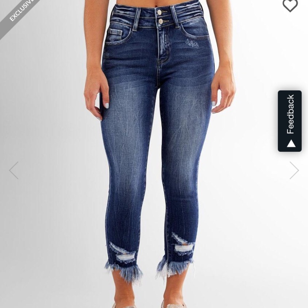 Signature High rise ankle skinny jeans KANCAN